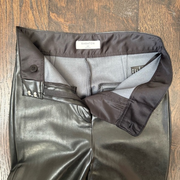 BABATON Black Faux Leather Leggings - Picture 4 of 7